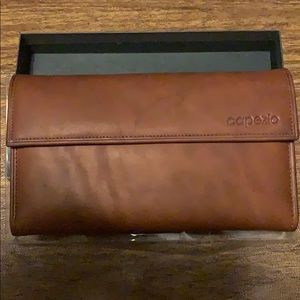 Capezio Soft Brown Leather Wallet